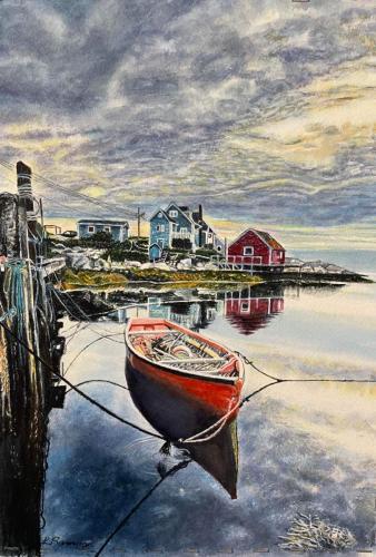 Ramage-Lynne Evening-Peggy watercolour