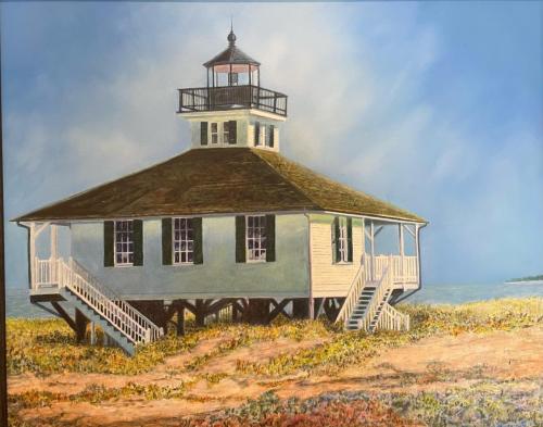 Ramage-Lynne Tarpon-Alley oil-on-canvas