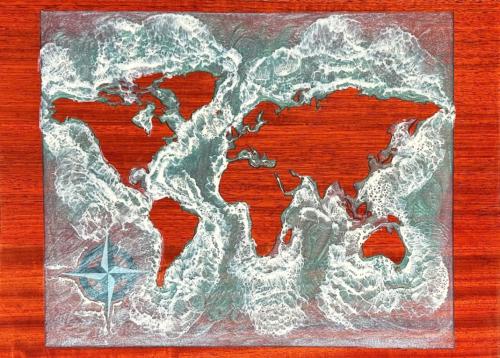 ResinintheWoods-WorldMap-Padauk Epoxy