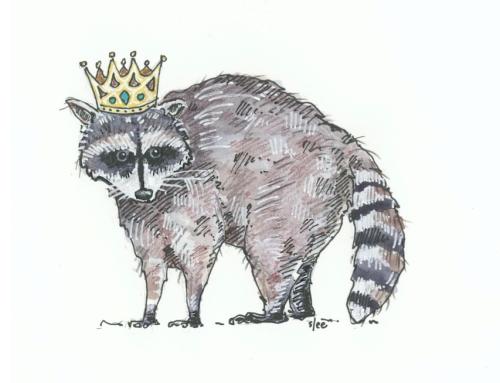 StephLee-QueenieTrashmouth-WatercolourColouredPencil